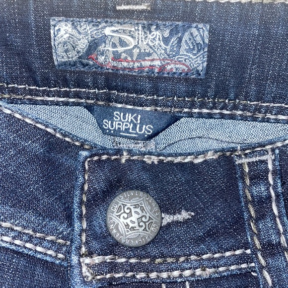 Silver Suki Surplus 29x32 High Rise Bootcut Jeans Dark Wash - Picture 7 of 10